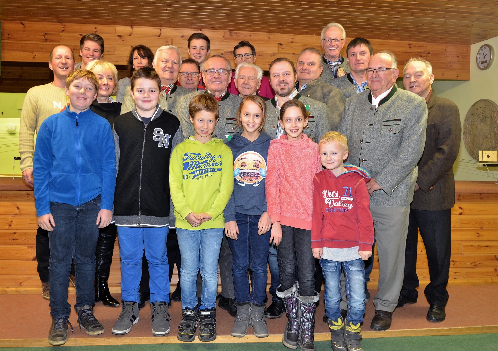 Neujahrswünschen der Perger Schützen Perg