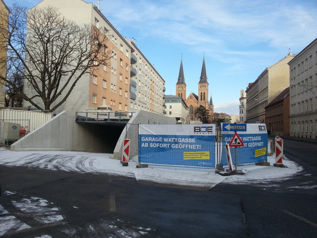 Seit Jahresbeginn ist die Garage Wattgasse zwischen der Friedrich-Kaiser-Gasse und der Ottakringer Straße jetzt nutzbar.