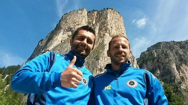 Nenad Bjelica und Rene´ Poms. | Foto: Foto: Facebook
