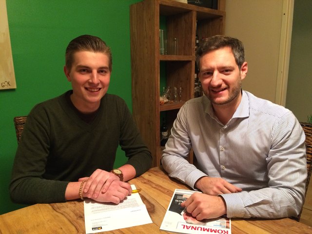 Andreas Feiler (l.) und Vbgm. Michael Ulrich machen sich für Walbersdorf-Themen stark. | Foto: Privat
