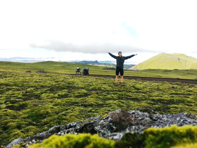 Student Samuel Wintereder bereiste Island mit dem Rad. | Foto: Samuel Wintereder