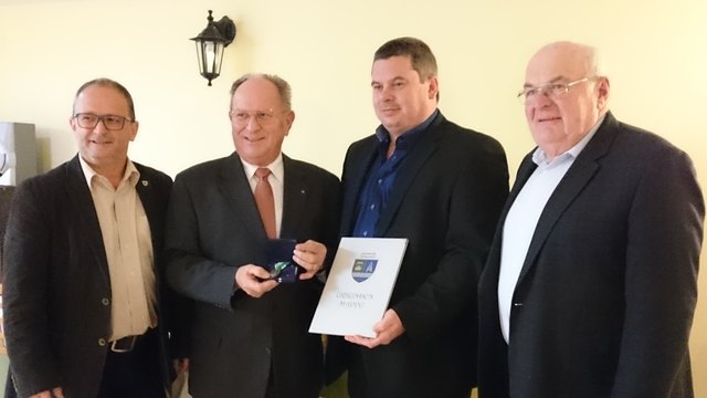 Leopold Zwickelstorfer, Hubert Zwickelstorfer, Thomas Schäfer und Rudolf Trakall. (vlnr.) | Foto: Foto: Scharndorf