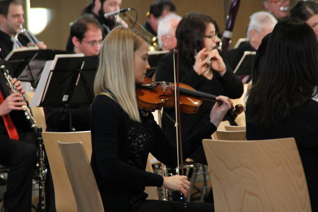 Tolles Konzert: Orchester-Mitglied Martha.