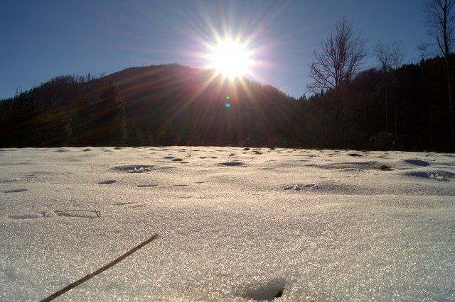Es bleibt weiter winterlich, allerdings kommt es zu einer kurzen Tauwetterphase am Donnerstag