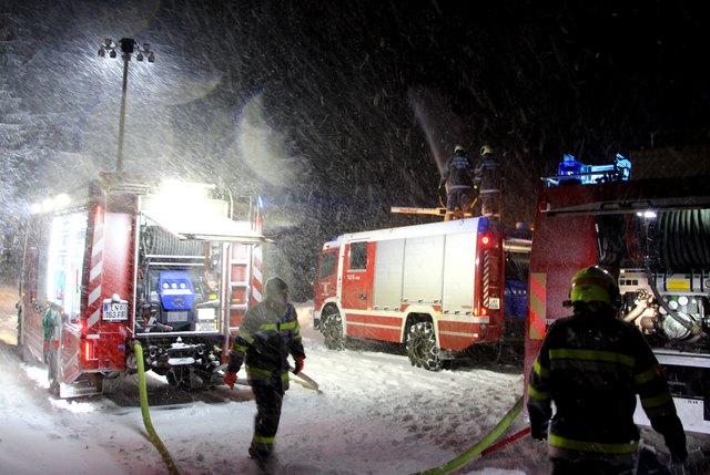 Bei widrigsten Wetterbedingungen fand am Präbichl eine Alarmübung der Feuerwehren des Abschnittes Trofaiach und Eisenerz statt. | Foto: KK