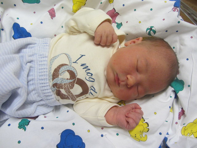 JOHANNES HÖFINGER Geboren: 14.12.2016 um 06:08 Uhr; Größe: 53 cm; Gewicht: 4.380 g; Wohnort: 3441 Pixendorf