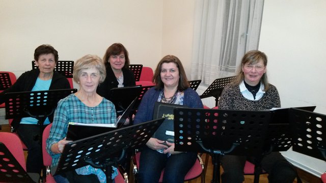 Gröll Maria, Führer Monika, Elfriede Böhm, Hermine Ruth u. Hannelore Fürmann.