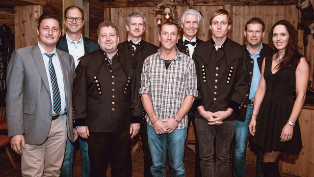 Wolfgang Eder, Hans-Peter Springinsfeld, Thomas Exenberger, Thomas Klösch, Andreas Adelsberger, Richard Cervinka, Christoph Brandtner, Josef Rehbichler, Alexandra Cervinka. | Foto: Martin Guggenberger
