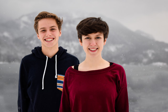 Wiedner Power: Jakob Hundsbichler und Flora Petrik stehen nun an der Spitze der Jungen Grünen.