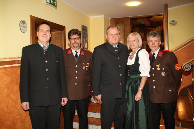 Josef Schafleitner, Willi und Margit Nobis, Wolfgang und Sepp Hinterberger.