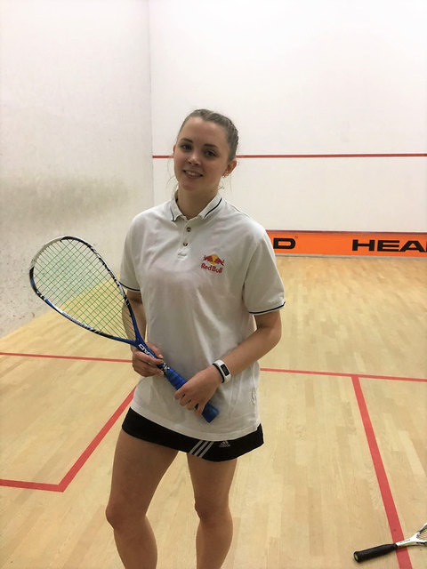 Franziska Grießer sammelte weiter Turniererfahrung. | Foto: Squash-Club Reutte