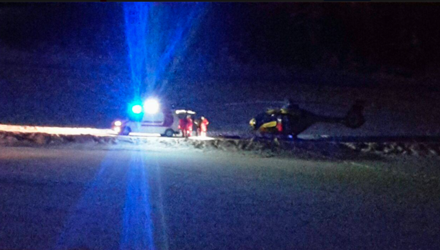 Das Rote Kreuz St. Georgen am Walde und der Nachthubschrauber waren im Einsatz. | Foto: Rotes Kreuz St. Georgen am Walde