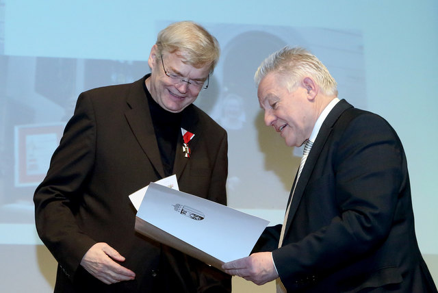 Von links: Franz Mayrhofer, Josef Pühringer.