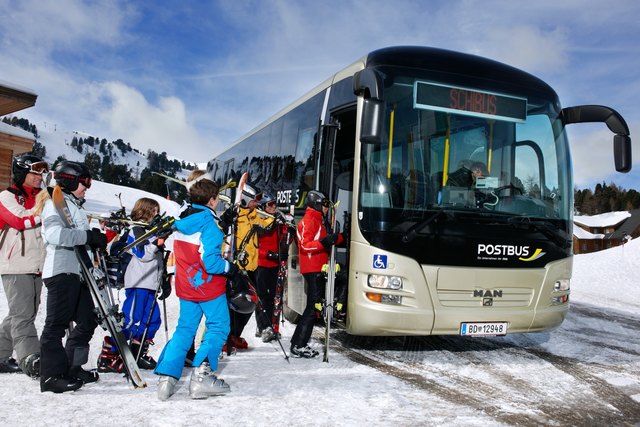 Die Schibusse sind in 16 Tiroler Tourismusregionen ein Fixpunkt.