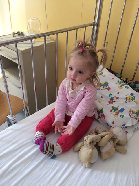 Larissa im Krankenhaus