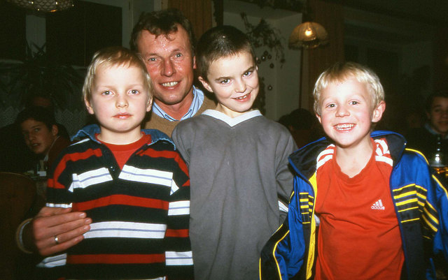 Simon Ströbitzer, Karl Daxbacher, Jochen Pardametz, Xaver Schlager, beim Einlagespiel gegen die Wiener Austria anläßlich Muhr MIchael Gedenkturnier 2003