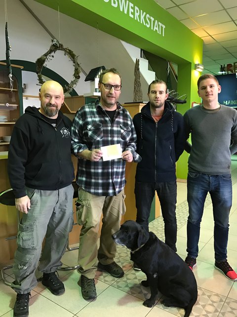 Roman Kriz, Peter Ackerl, David Asimus und Dominik Zillinger