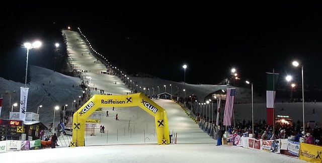 Am Zieplhang: bester FIS-Slalom der Welt.