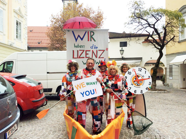 Die Waidmannsdorfer Faschingsgilde sucht noch Umzugsteilnehmer für 28. Februar