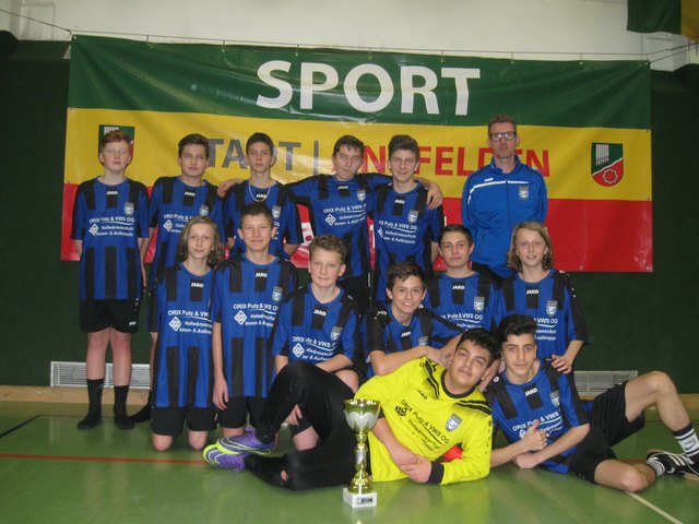 Die U15 holte sich den Turniersieg für die Union Humer Ansfelden