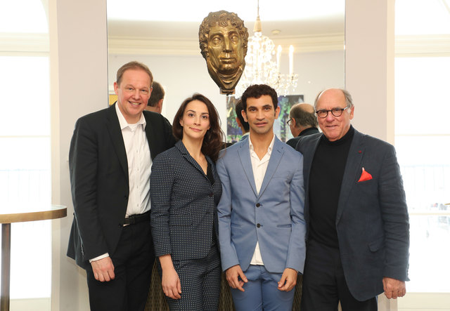 Landestheater-Team mit Carl Philip von Maldeghem, Katrin König, Reginaldo Oliveira und Peter Breuer.