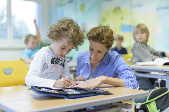 Spielerisch wird die Schulreife der Kinder überprüft. Sprachliche Kompetenz ist nur ein Teil davon. | Foto: B.E.L. Privatschule
