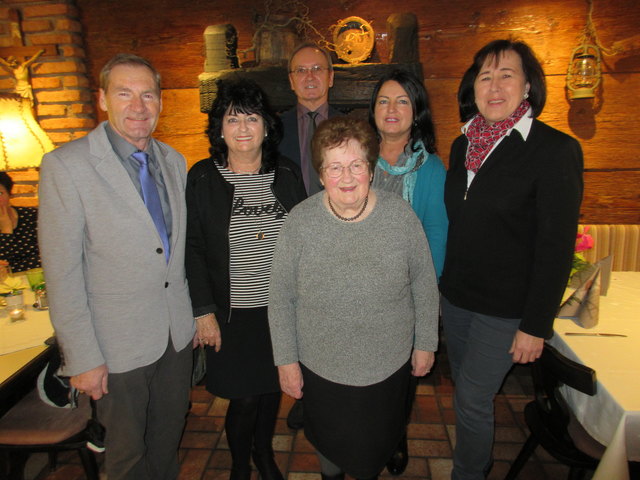GGR Kurt Kaindl, Sylvia Haimerl, Max Wedl, Oswalda Schoder, gGR Ilse Beham, Bgm. Juliana Günther