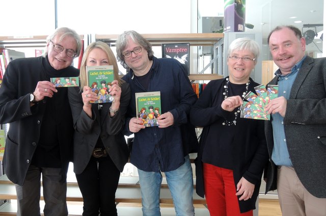 Hatten sichtlich Spaß: Volker Raus, Jutta Siorpaes, Jeff Maxian, Direktorin Brigitte Palfinger und Erich Weidinger. | Foto: privat