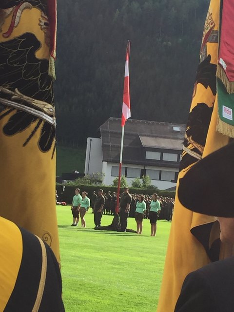 Bild von der Angelobung Juli 2016 in Tamsweg