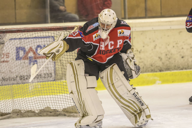 Eishockey. Tarco Woelfe vs HCP Pubersdorf. Bernd WEBERNIG . Sepp Puschnig Halle, Klagenfurt, Kaernten, Austria am 17 January 2017 Foto: Krawagner