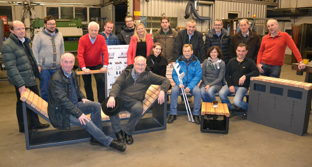 Bei der Firma Bachler Metalltechnik in Lunz wurden die Möbel für die Rast- und Inszenierungsplätze des Ybbstalradwegs vorgestellt.