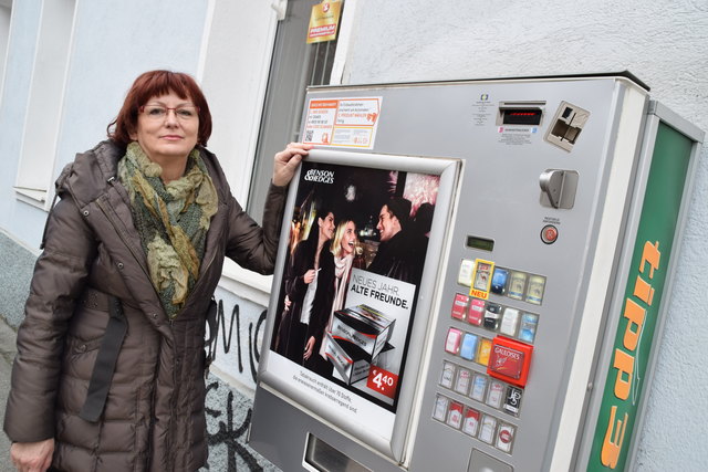 Schutz oder "Pflanz": Trafikantin Gabriele Karanz bezeichnet die Automaten-Diskussion als "Wahnwitz des Tages".