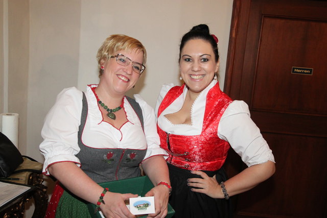 Am Eingang erwartete die Besucher eine charmante Begrüßung