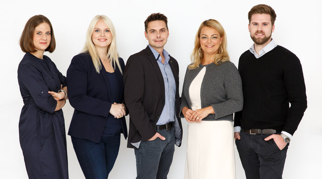 Christine Hübner, Melanie Jann, Marc Gfrerer, Christiane Holzinger und Paul Haas machen sich für Kärntens Jungunternehmer stark
