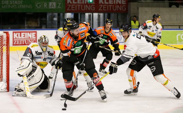 Immer dort, wo es brennt: Kyle Beach hat in dieser Saison schon 25 Tore am Konto. | Foto: GEPA
