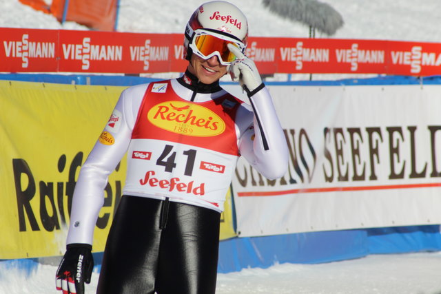 David Pommer zeigte sich mit Rang sechs im provisorischen Wettkampfsprung zufrieden. | Foto: smpr.at