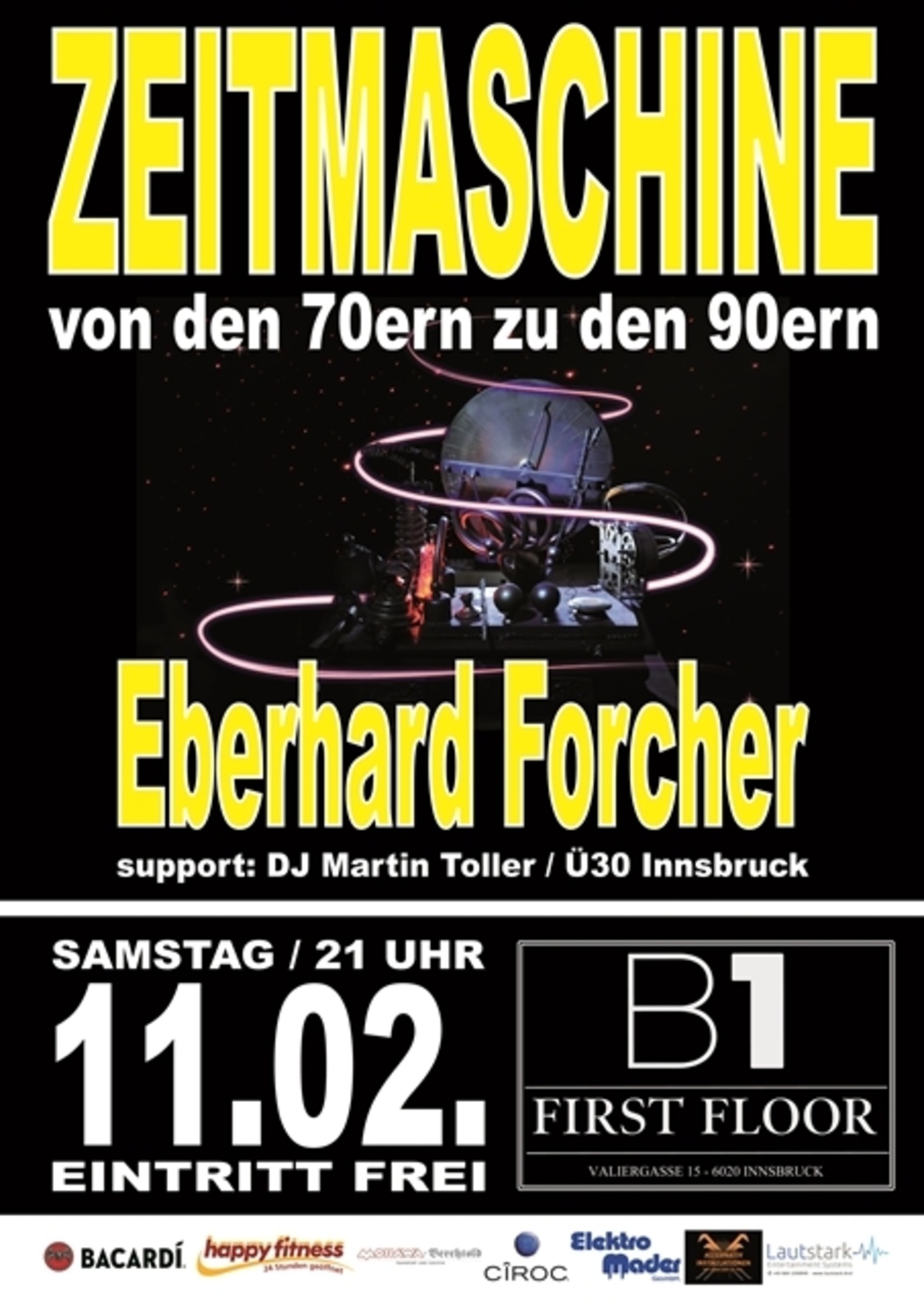 Zeitmaschine mit Eberhard Forcher Eintritt Frei Innsbruck