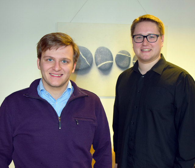 Beim Thema Regionalbahn einer Meinung: Dominik Berloffa (li.) und Benjamin Nößlinger-Ties | Foto: JVP
