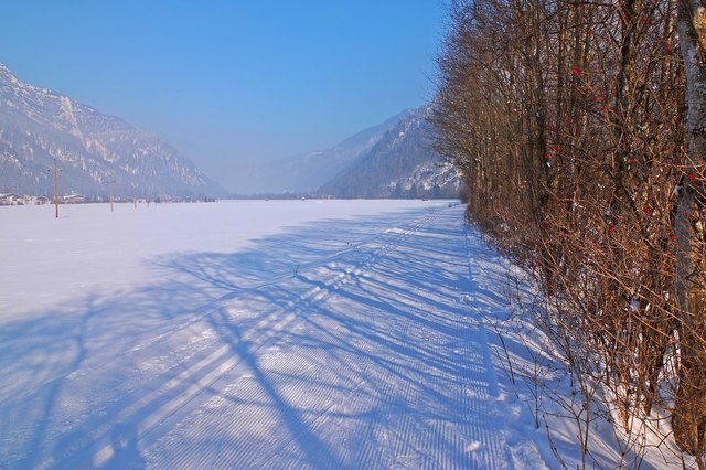 Langlaufen im Hagertal in Tirol