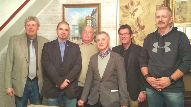 Bezirksparteiobmann Robert Koppensteiner, Ortsparteiobmann Gottfried Hanna, Kassier Franz Heil, Gemeinderat Josef Winkler, Walter Türk und Stellvertreter Georg Sticha. | Foto: privat
