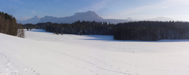 eine unberührte Landschaft an der Grenze zu Oberösterreich