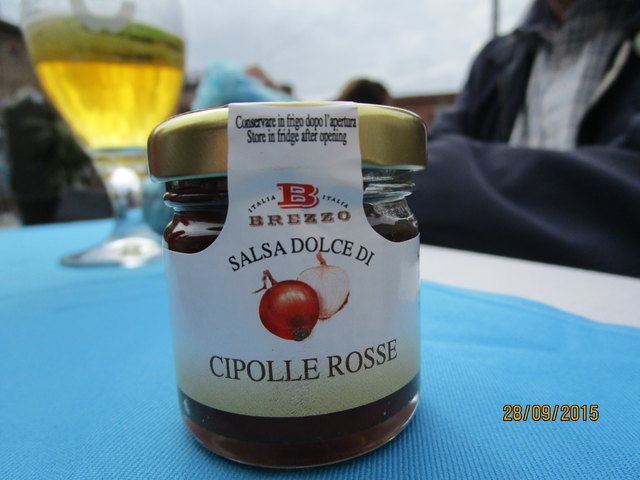 Zwiebelmarmelade Spitze.