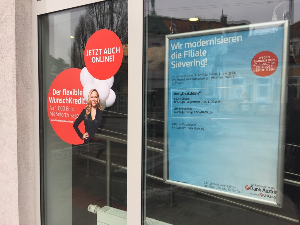 Nach Filialschliessungen Immer Weniger Banken Fur Dobling Favoriten