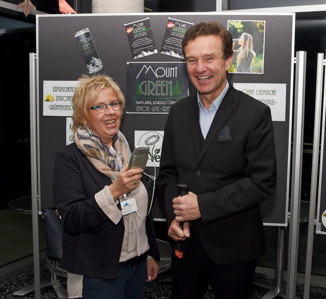 Neujahrsempfang der Korneuburger Wirtschaft 2017 - Nana Sattler von Radio Korneuburg im Gespräch mit Josef Puch