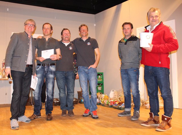 Die "Atomic-Racer" der Skischule Kirchdorf - Tom Schratzberger, Edi Schreder, Tex Krepper