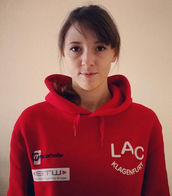 Nathalie Kitz verbesserte ihren eigenen Rekord | Foto: LAC Klagenfurt