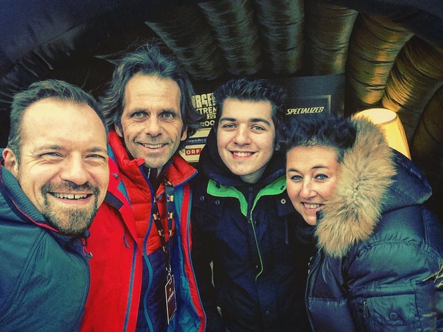 Vl.nr. Andreas Gindlhumer;Michael Oberhauser; Alexander Gindlhumer;  Daniela Gindlhumer