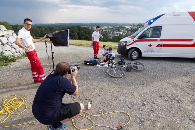 Ein hochengagiertes PR-Team bringt alle Rotkreuzaktivitäten professionell ans Licht der Öffentlichkeit.