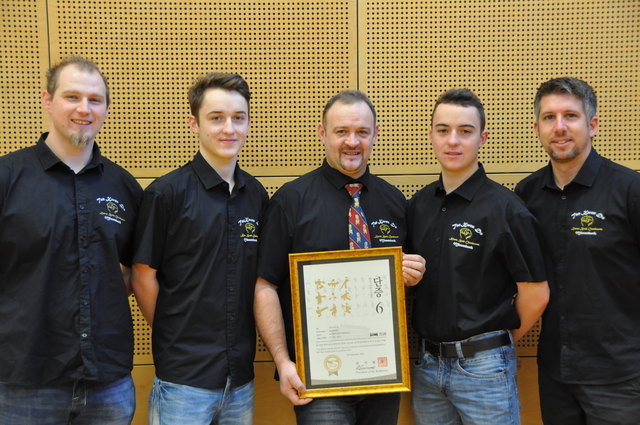 v.l. Gerhard Reindl (Kassier), David Mosbacher, Andreas Mosbacher (Obmann), Patrick Mosbacher,  Wolfgang Rainer (Schriftführer) | Foto: Wolfgang Rainer