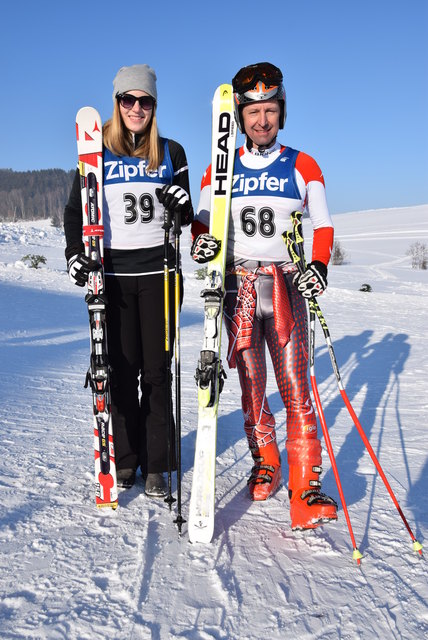 Katrin Lauß und Stefan Wurm waren die Schnellsten. | Foto: Foto: Sportunion Nebelberg